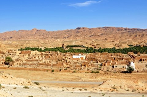 The abandoned old village of Tamerza